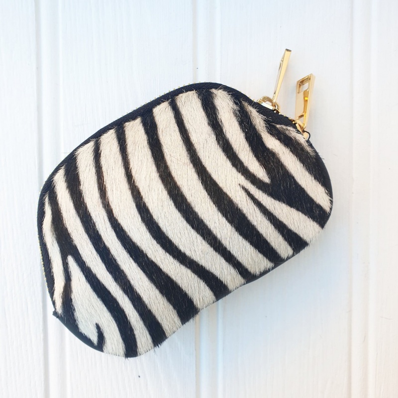 Leather Purse - Zebra